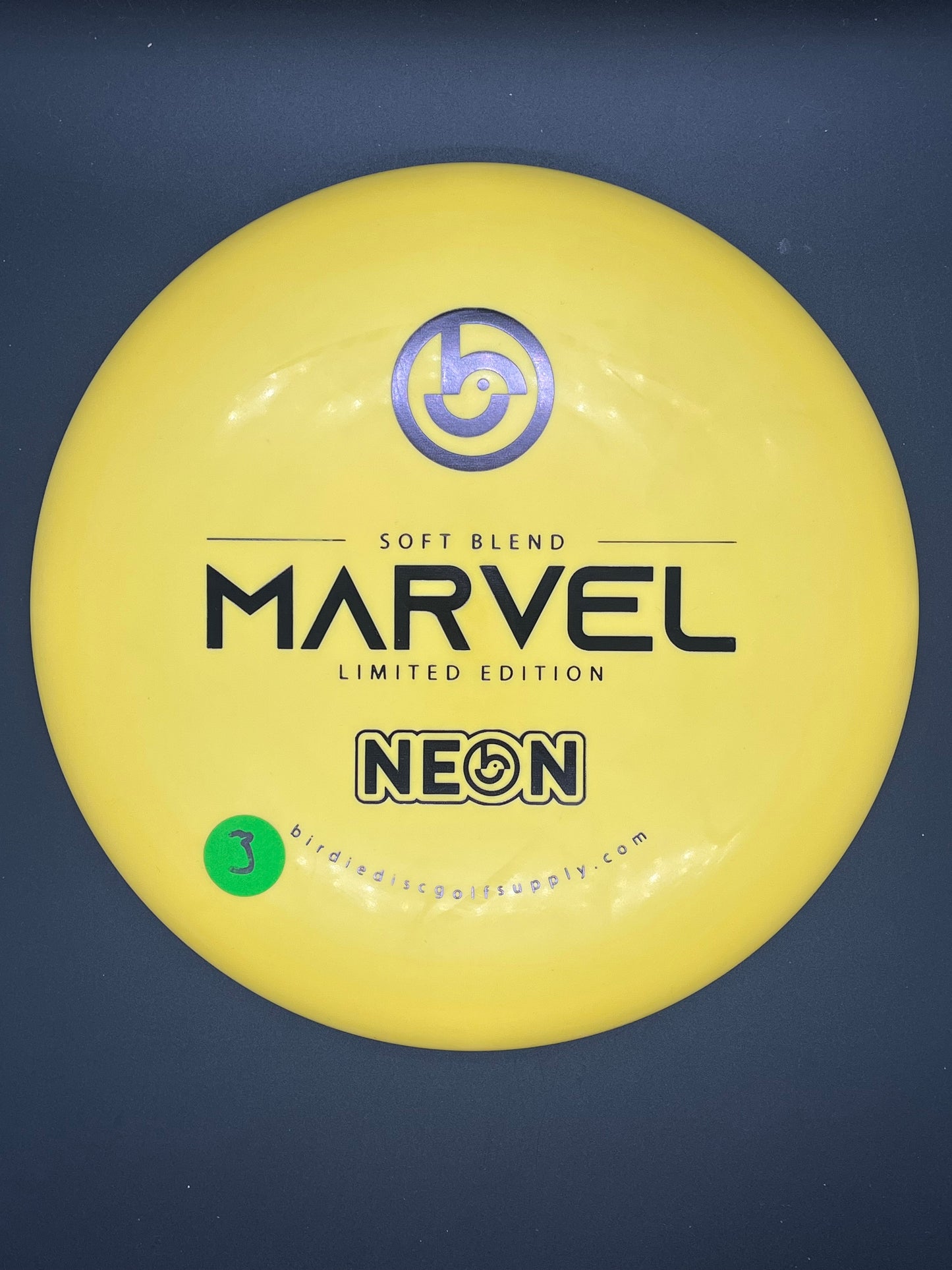 Birdie Disc Golf Supply Soft Blend Neon Marvel