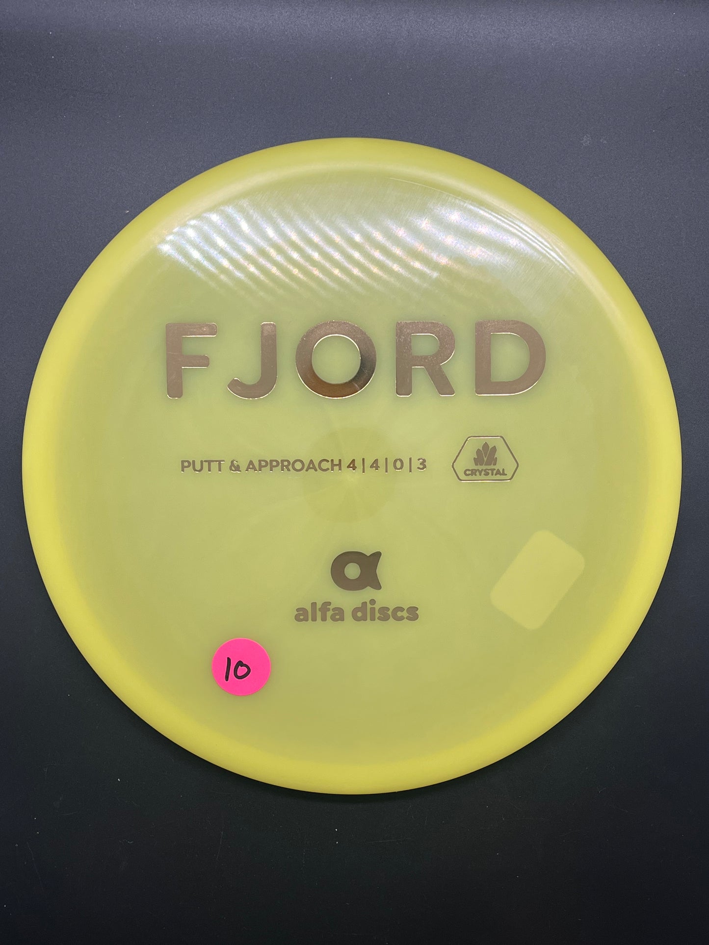 Alfa Discs Crystal Fjord