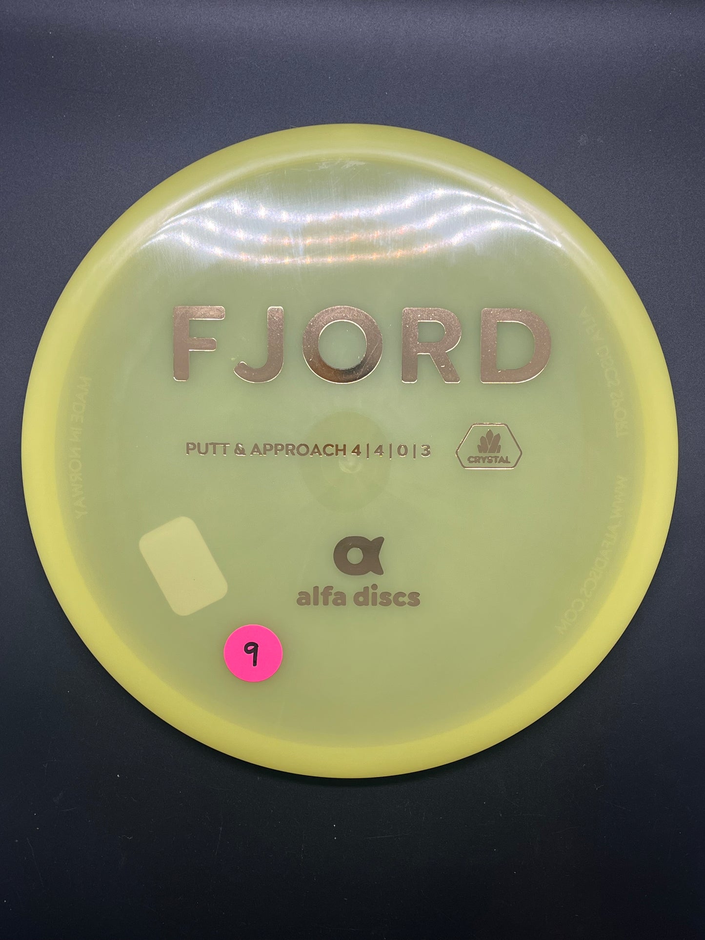 Alfa Discs Crystal Fjord