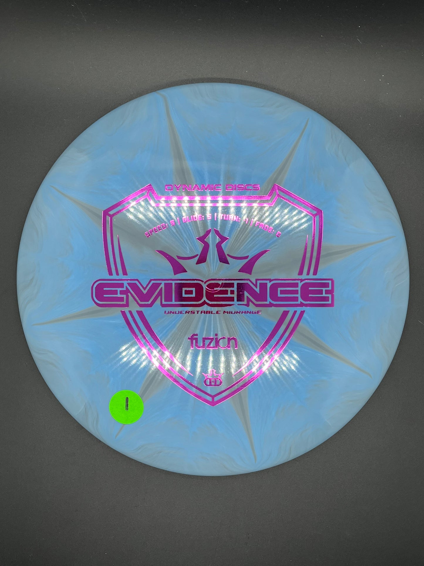 Dynamic Discs Fuzion Burst Evidence