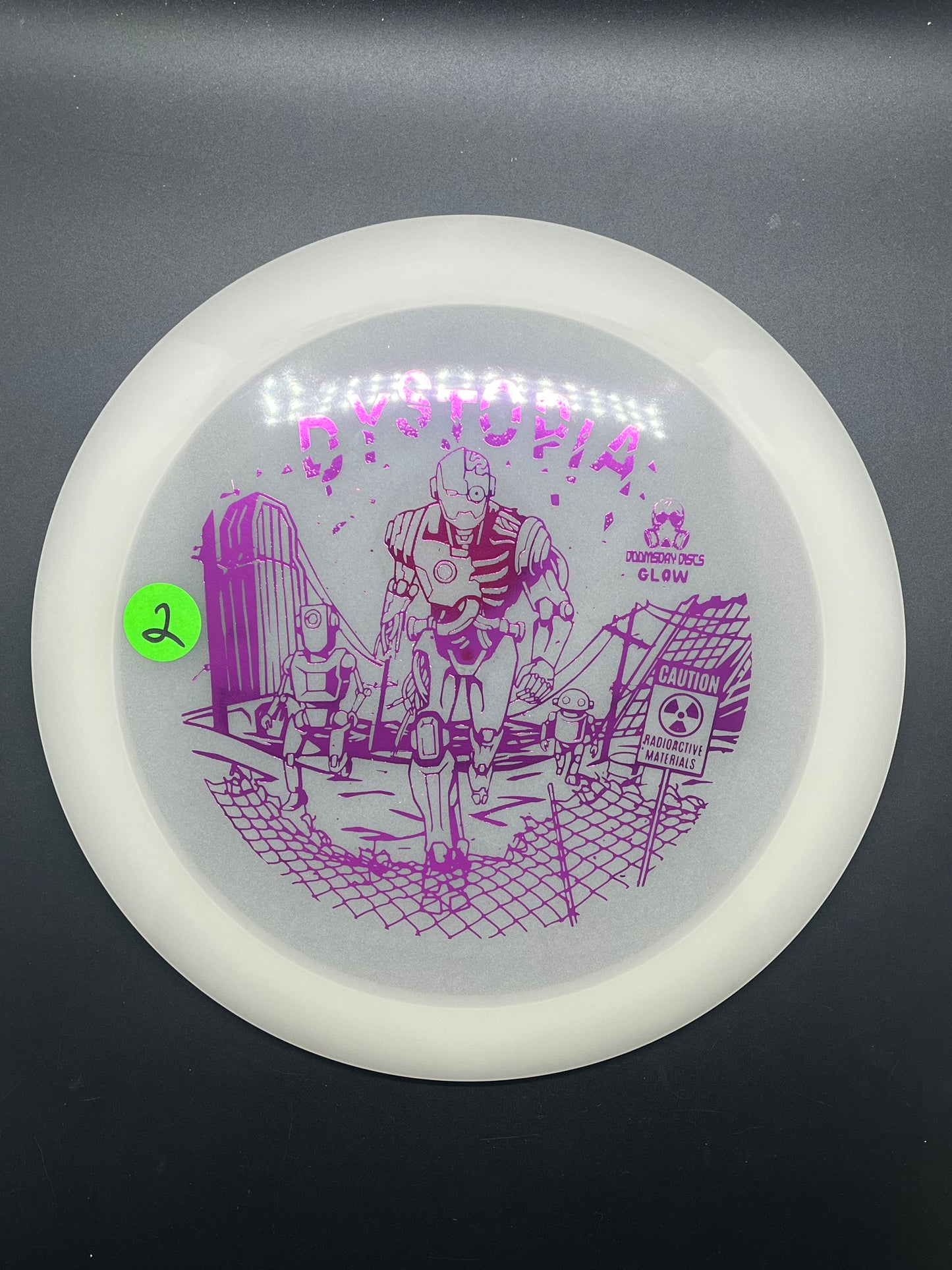 Doomsday Discs Glow Isolation Dystopia